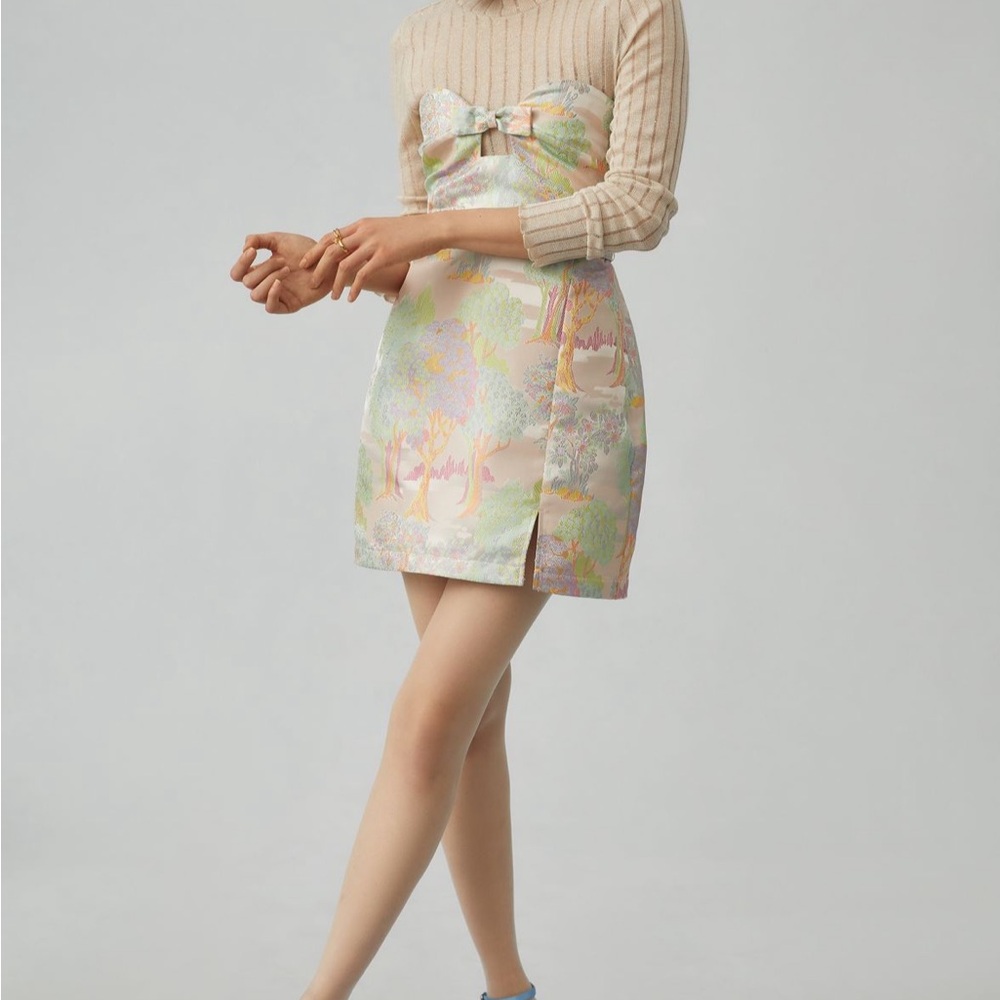 Maeve Multicolor Floral Mini Dress